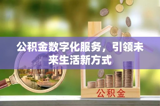 承德公积金数字化服务，引领未来生活新方式