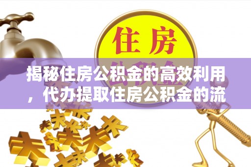 承德揭秘住房公积金的高效利用，代办提取住房公积金的流程与技巧