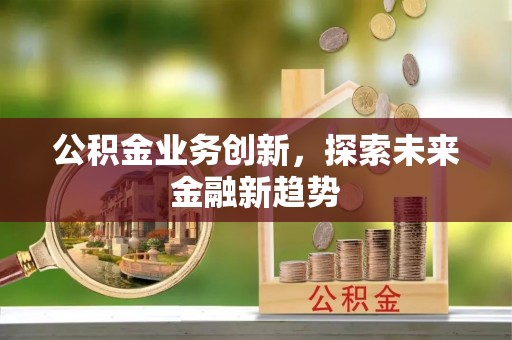 承德公积金业务创新，探索未来金融新趋势