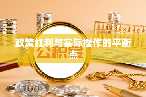 承德政策红利与实际操作的平衡点