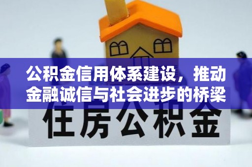 承德公积金信用体系建设，推动金融诚信与社会进步的桥梁