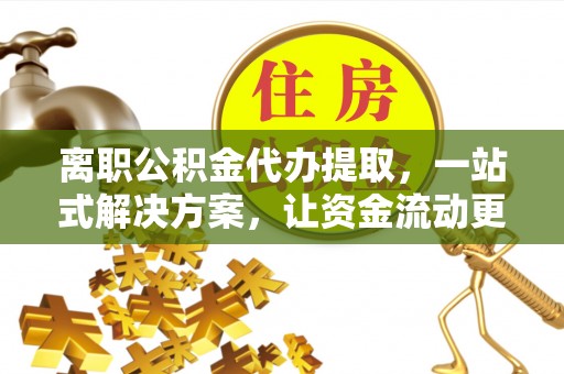 承德离职公积金代办提取，一站式解决方案，让资金流动更便捷