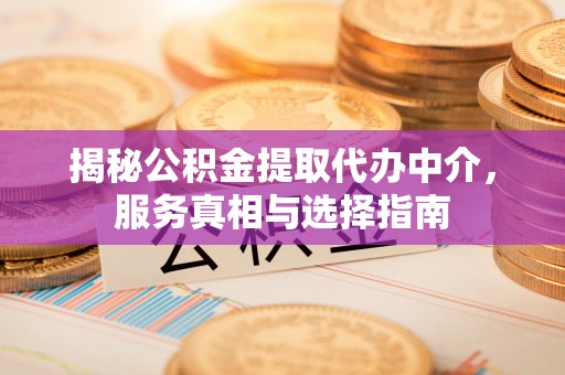 承德揭秘公积金提取代办中介，服务真相与选择指南