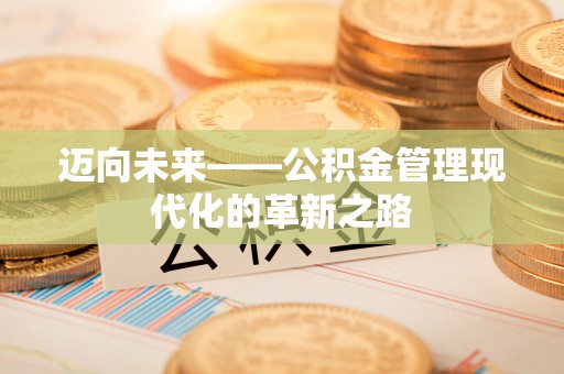 承德迈向未来——公积金管理现代化的革新之路